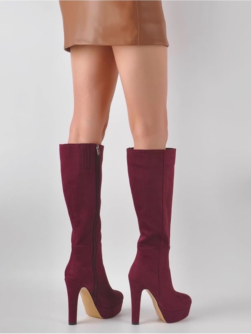Platform Knee-High Boots